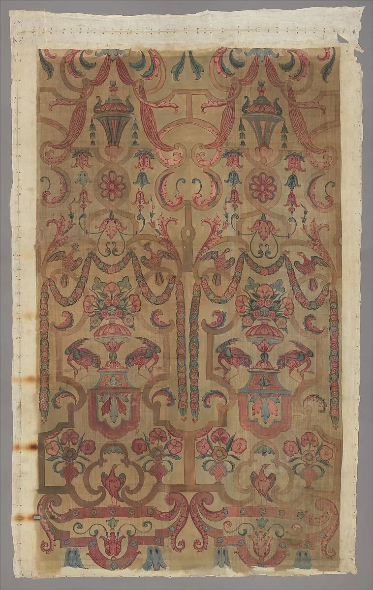 Chintz wall panel — Jean Berain