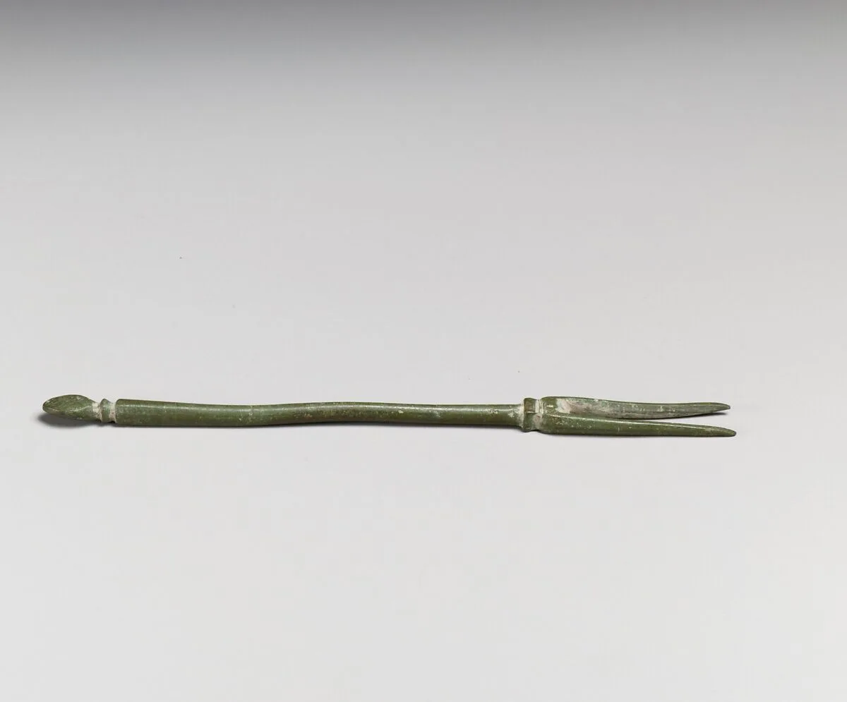 Bronze serving fork — Unknown
