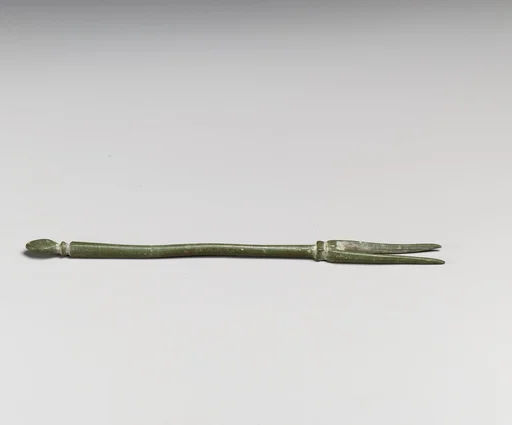 Bronze serving fork