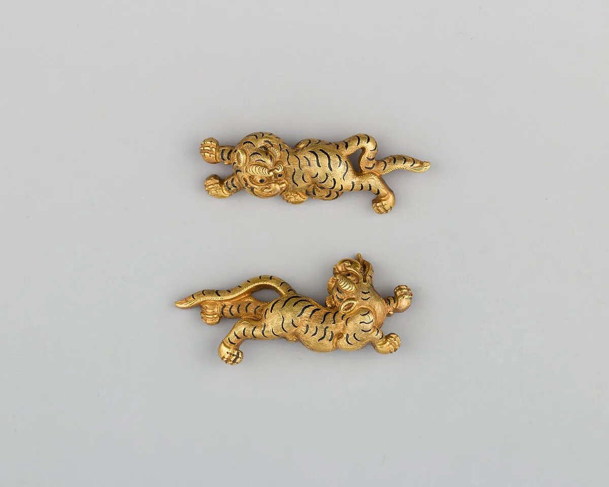 Pair of Sword-Grip Ornaments (Menuki) — Unknown