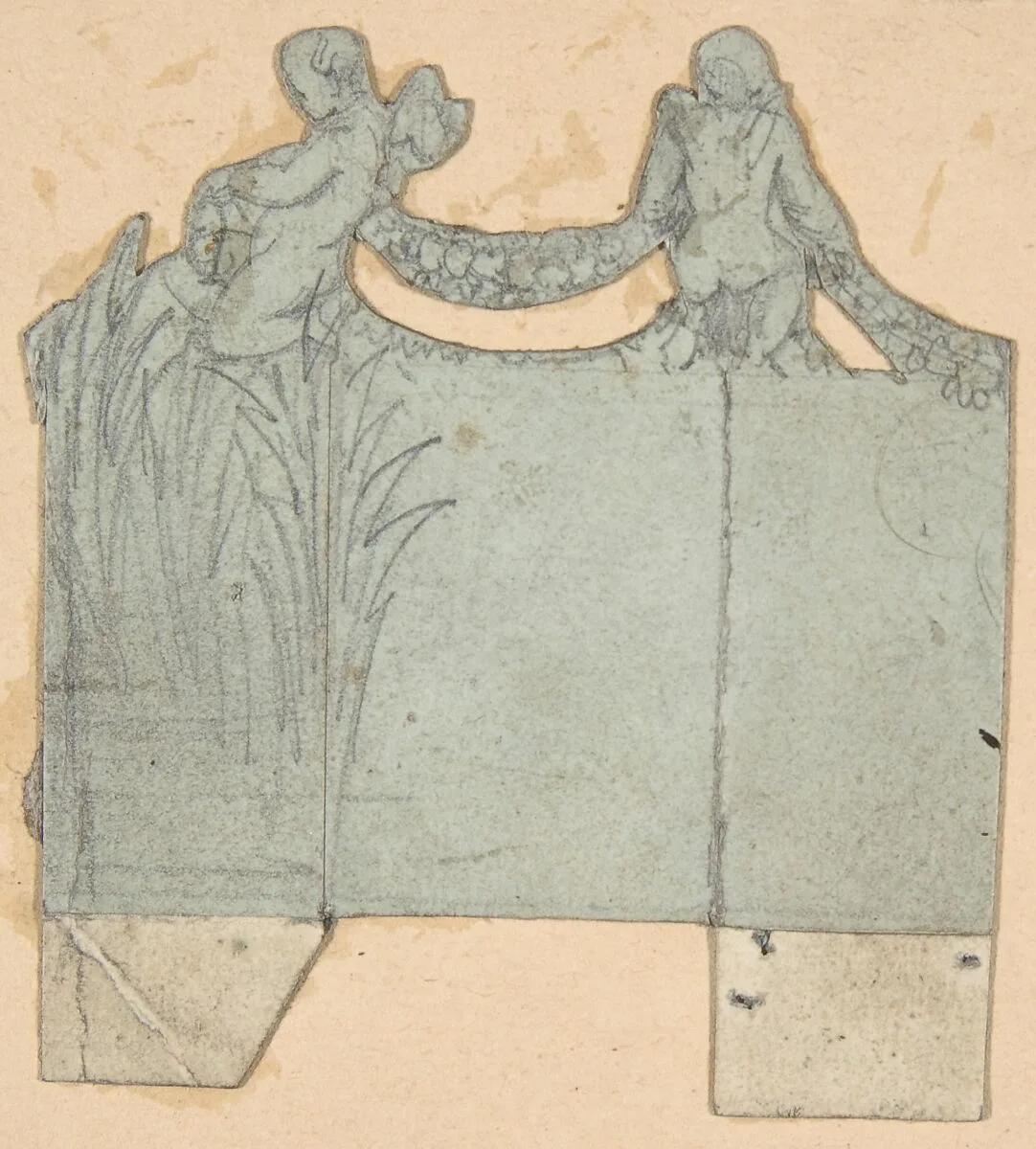 Design for a Stage Set at the Opéra, Paris — Eugène Cicéri