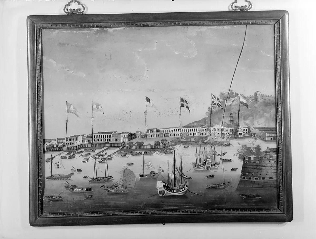 View of the Harbor at Canton — Unknown