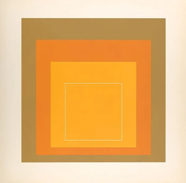 Proof for White Line Square series — Josef Albers|Gemini G.E.L.|Kenneth E. Tyler