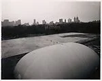 [Renovations at the Metropolitan Museum as seen from the roof]