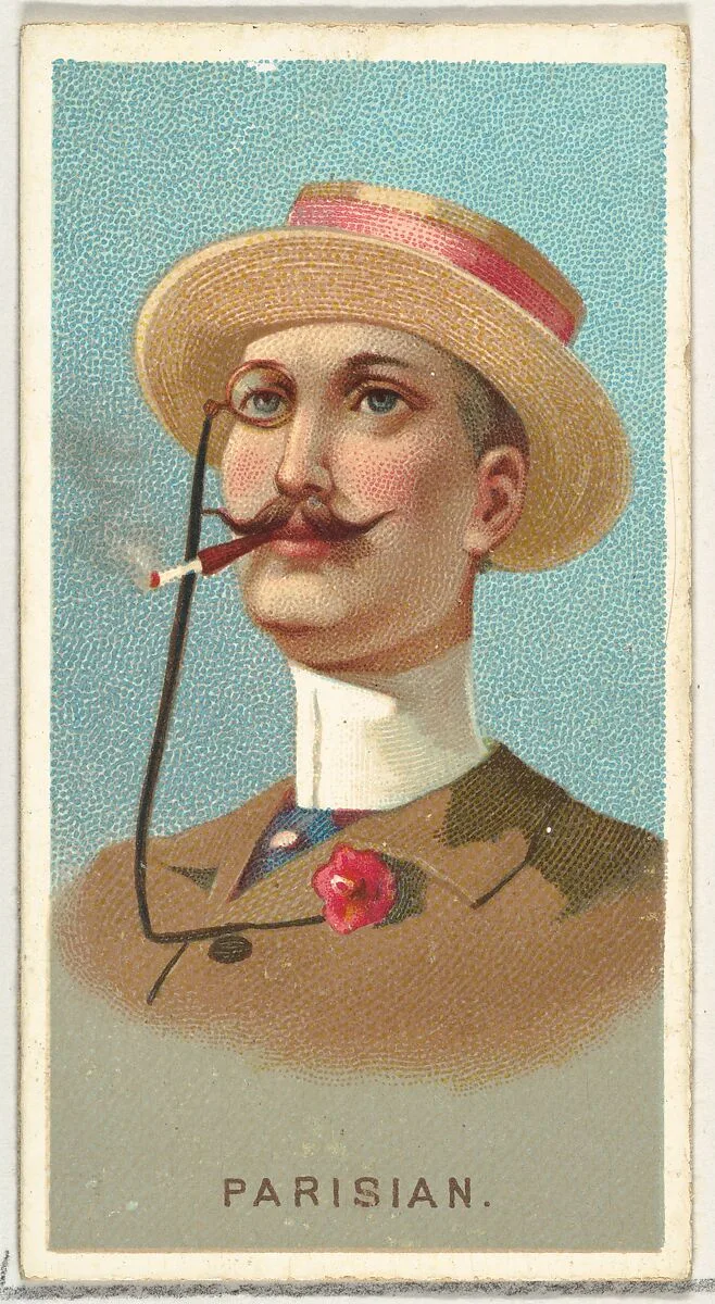 Parisian, from World's Smokers series (N33) for Allen & Ginter Cigarettes — Allen & Ginter