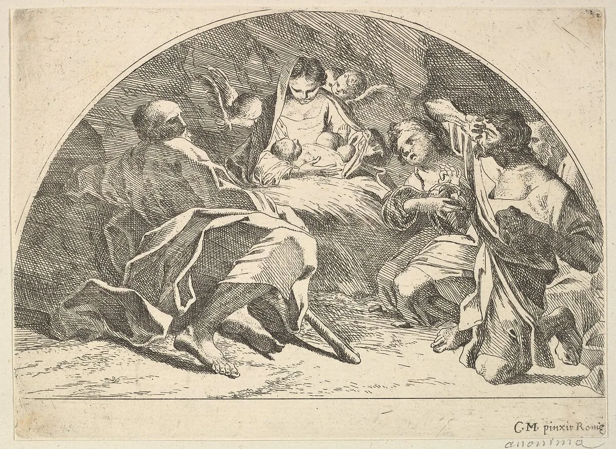Nativity — Robert van Audenaerde|Carlo Maratti