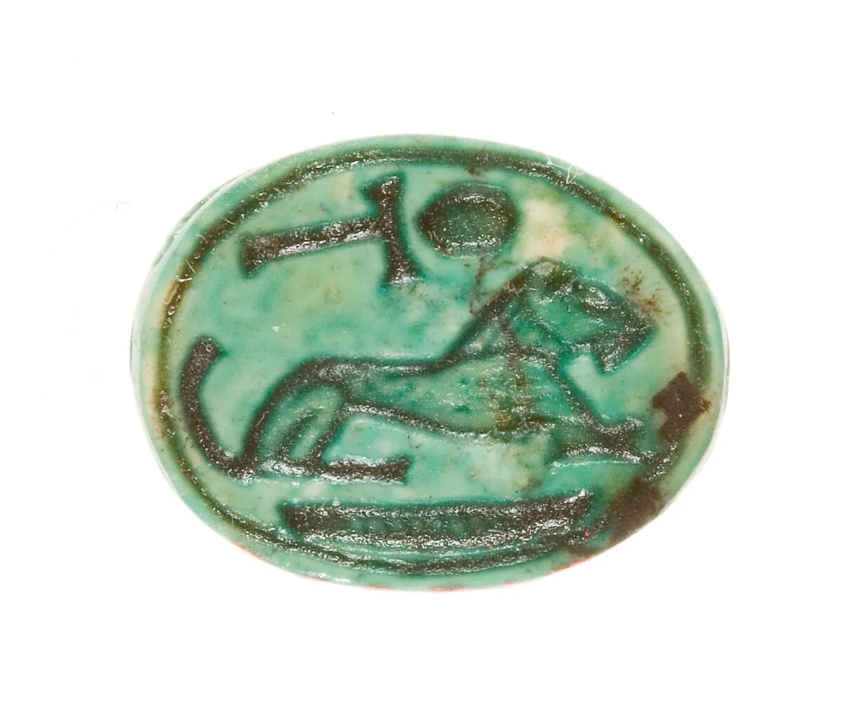 Scarab Inscribed with a Hieroglyphic Motif — Unknown