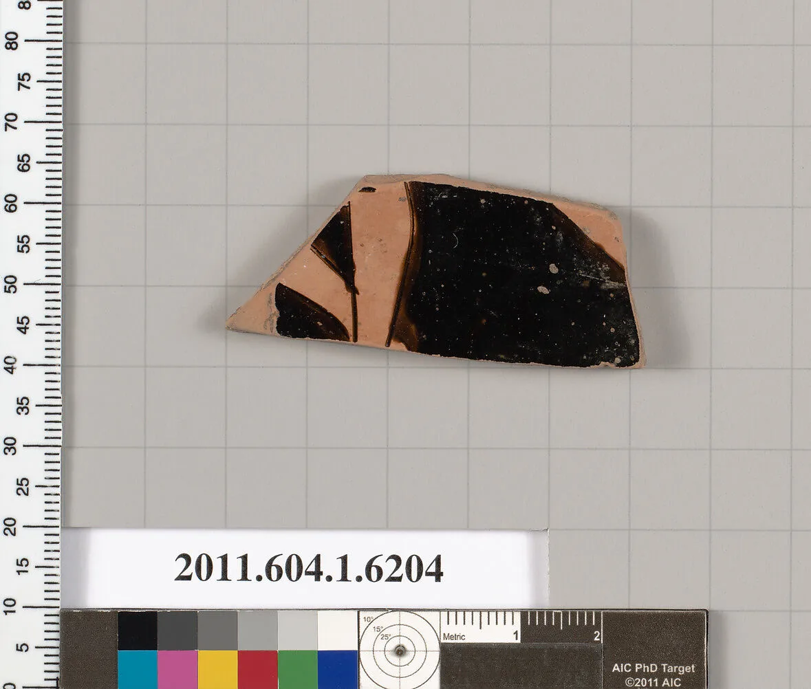 Terracotta fragment of a kylix (drinking cup) — Unknown