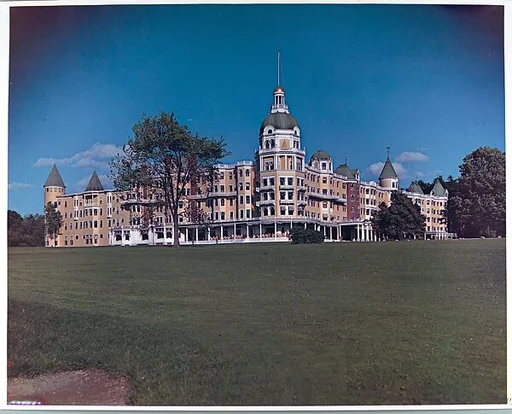 [Two Prints of Massachusetts Resort Hotel, For Fortune Article "Summer North of Boston"]