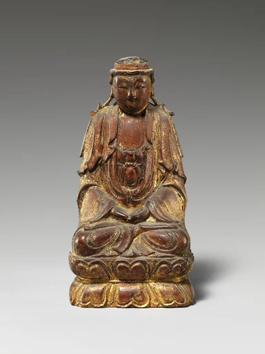 清康熙     檀木雕觀音像|Bodhisattva Guanyin