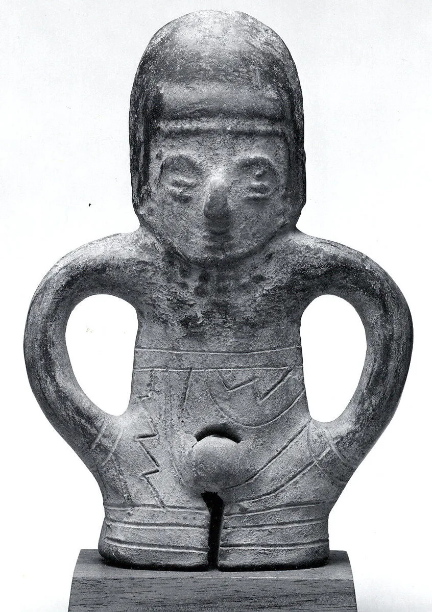 Ceramic Whistle in the Form of a Standing Figure — Unknown