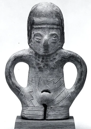 Ceramic Whistle in the Form of a Standing Figure