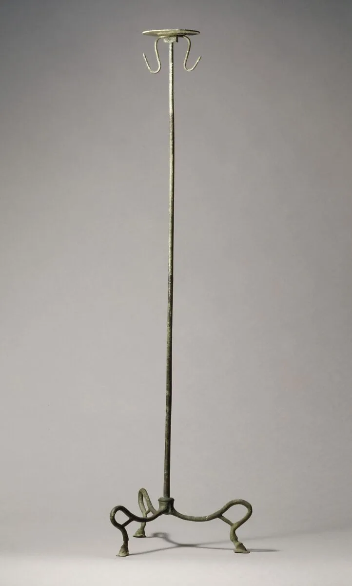 Bronze lampstand — Unknown