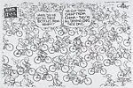 Bicycles from China — Patrick Oliphant