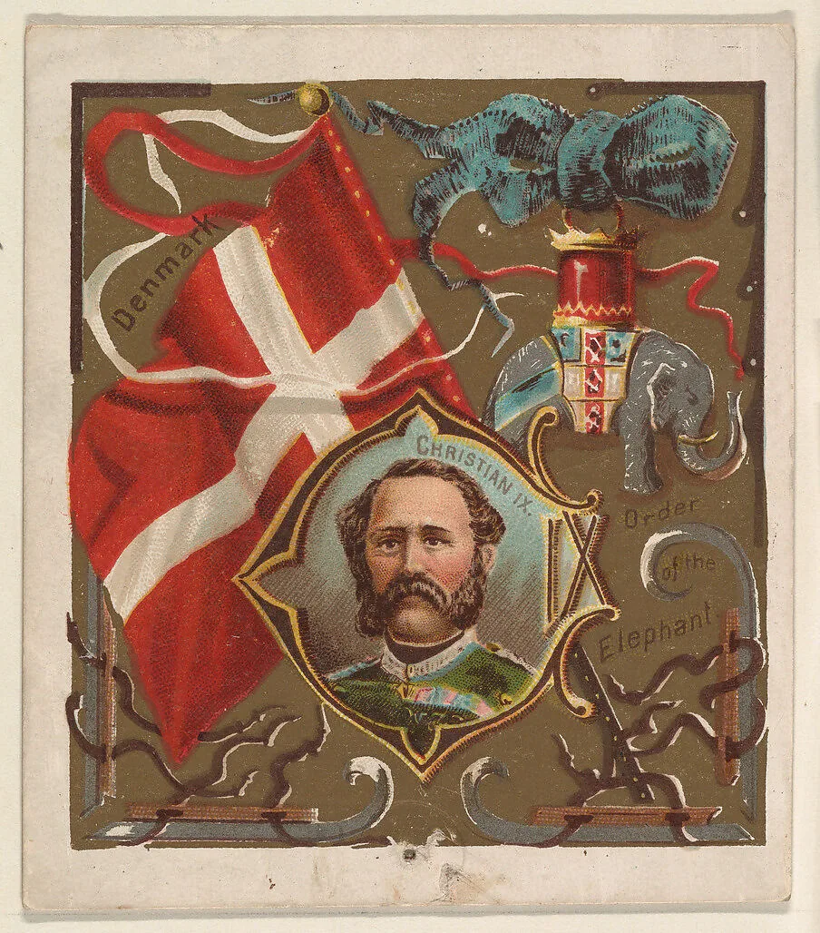 Denmark, from the International Cards series (N238), issued by Kinney Bros. — Kinney Brothers Tobacco Company