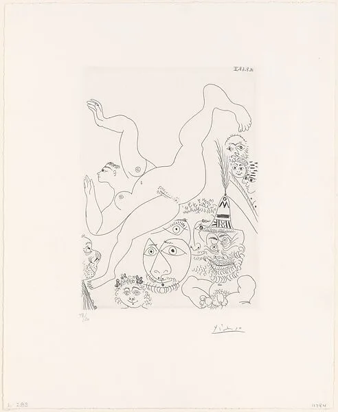 Television: Gymnastics with Spectators, 347 Suite — Pablo Picasso|Aldo and Piero Crommelynck|Galerie Louise Leiris