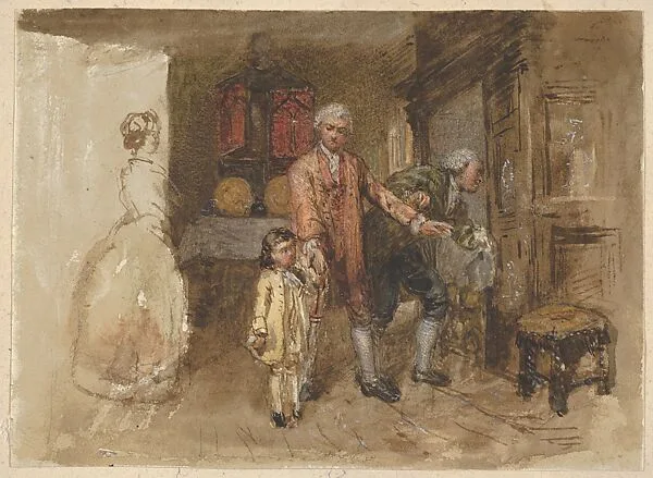 Album containing drawings, prints, manuscript pages and newspaper clippings — Marcus Clayton Stone|Thomas Sidney Cooper