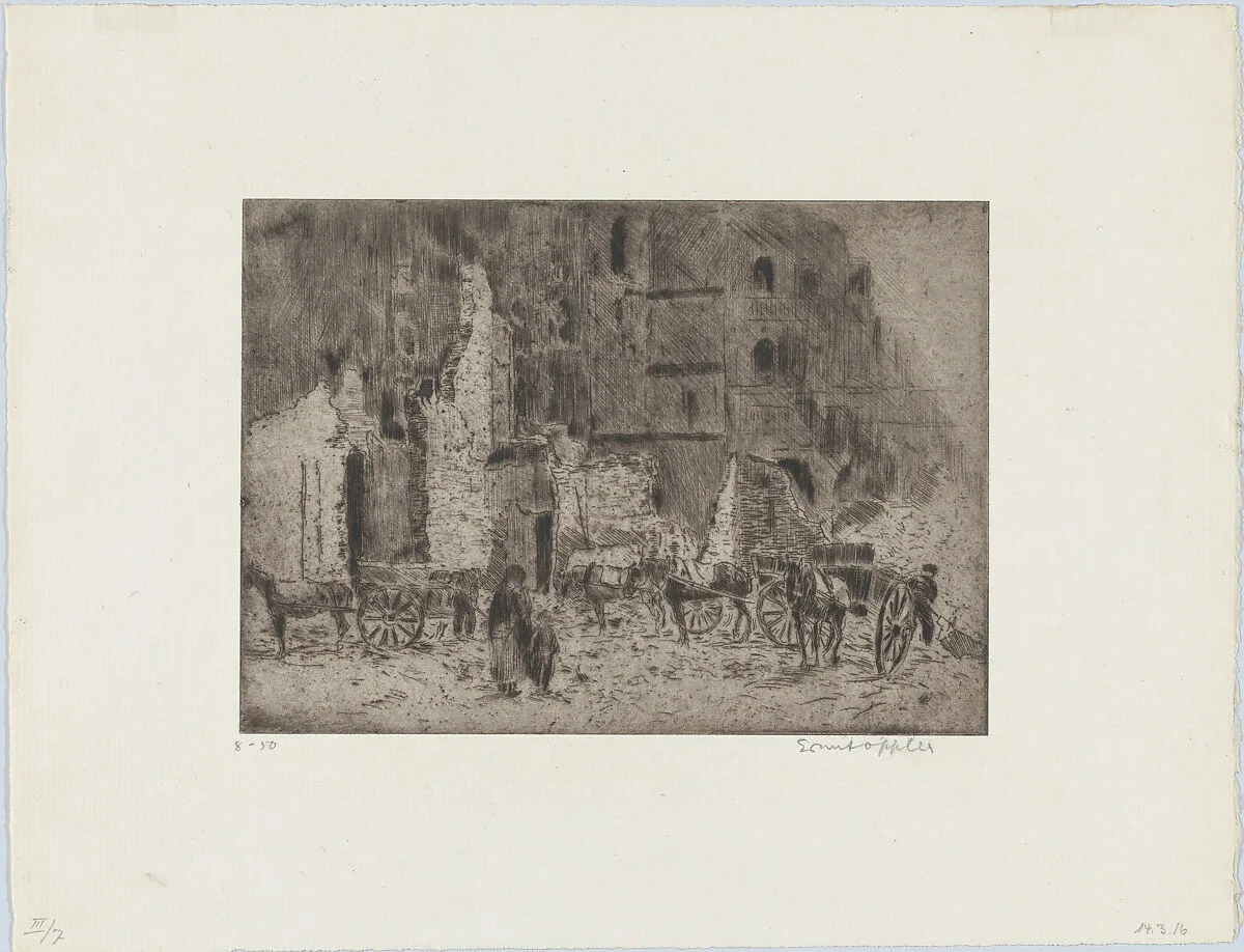 Lille: Ruine — Ernst Oppler|Ludwig Möller