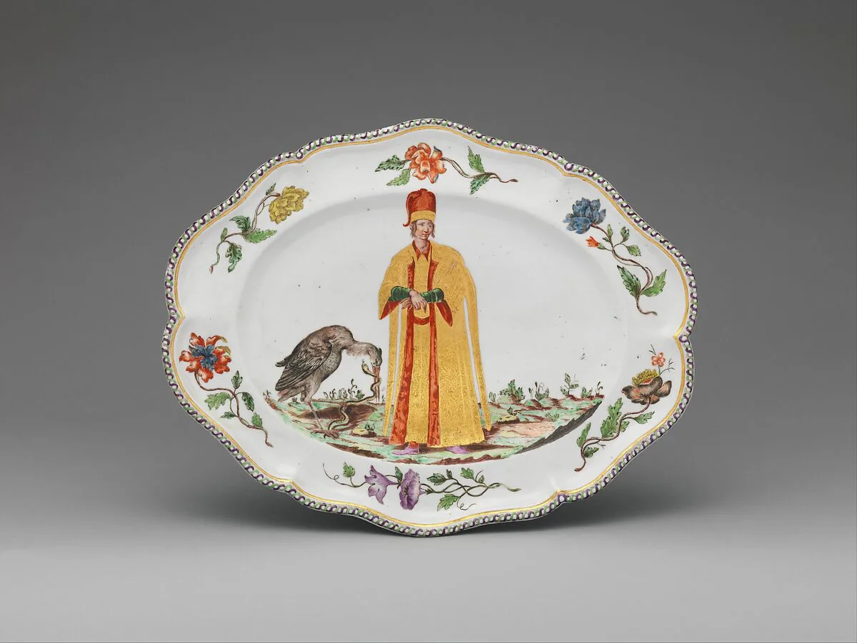 Platter (one of a set) — Doccia Porcelain Manufactory|Johann Karl Wendelin Anreiter von Zirnfeld|Marchese Carlo Ginori|Jacopo Ligozzi