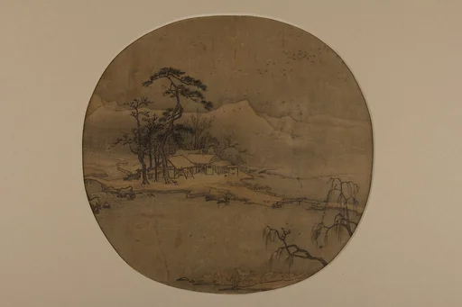 南宋 佚名 冬景圖 團扇|Winter Landscape
