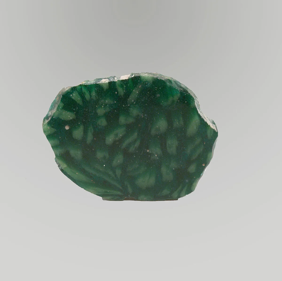 Glass mosaic inlay fragment — Unknown