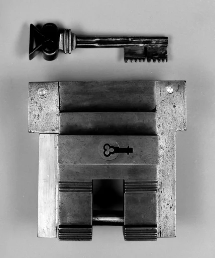 Padlock with key