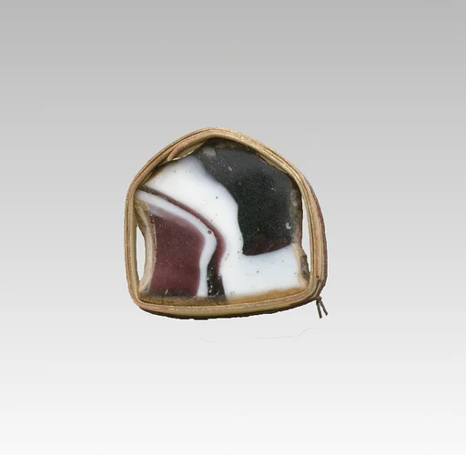 Glass mosaic fragment