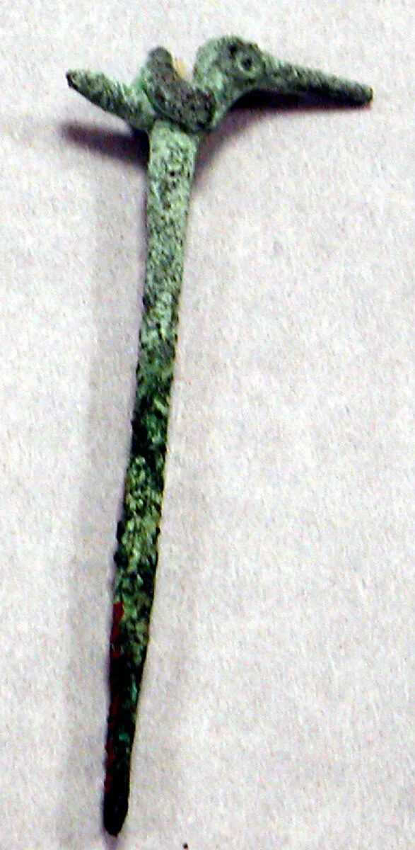 Copper Lime Spoon with Bird Top — Unknown