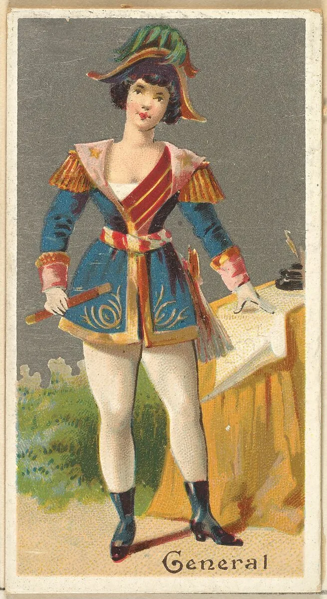 General, from the Occupations for Women series (N166) for Old Judge and Dogs Head Cigarettes — Goodwin & Company