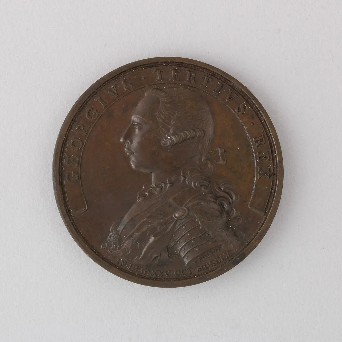 Medal Showing George III — Unknown
