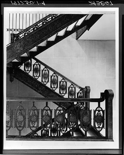 Staircase from Chicago Stock Exchange Building, Chicago