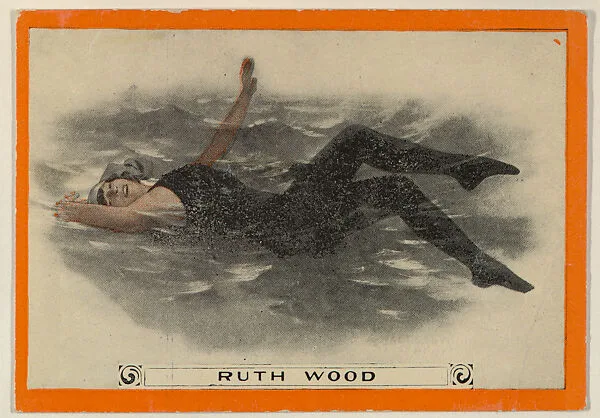 Ruth Wood, No. 84, The Pole and Noose, from the Champion Women Swimmers series (T221), issued by Pan Handle Scrap — Pan Handle Scrap Company