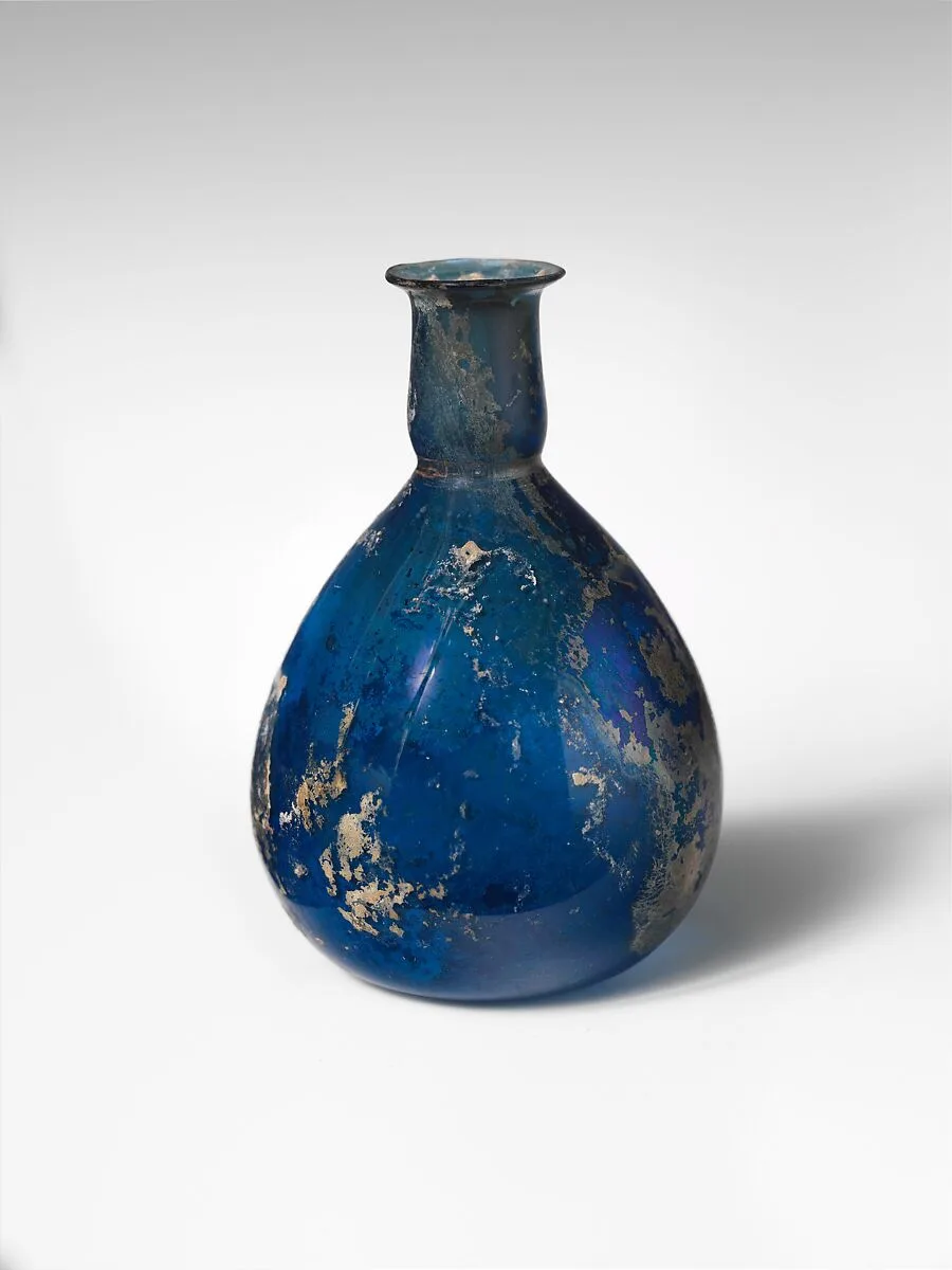 Glass perfume bottle — Unknown