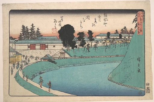 江戸名所 外桜田弁慶堀|Soto Sakurada Benkei Bori