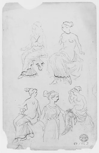 Women in Classical Dress (from Sketchbook)