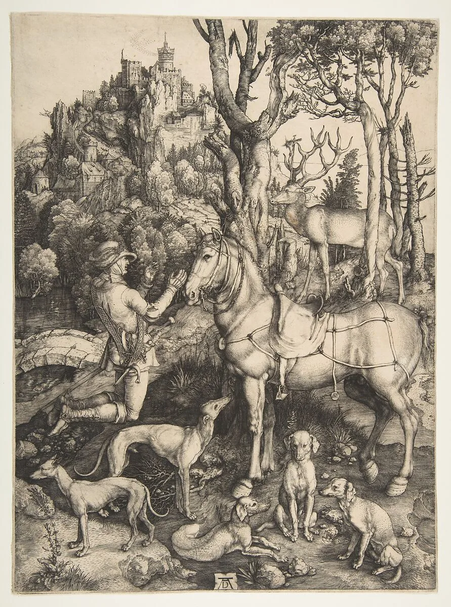 Saint Eustace — Albrecht Dürer