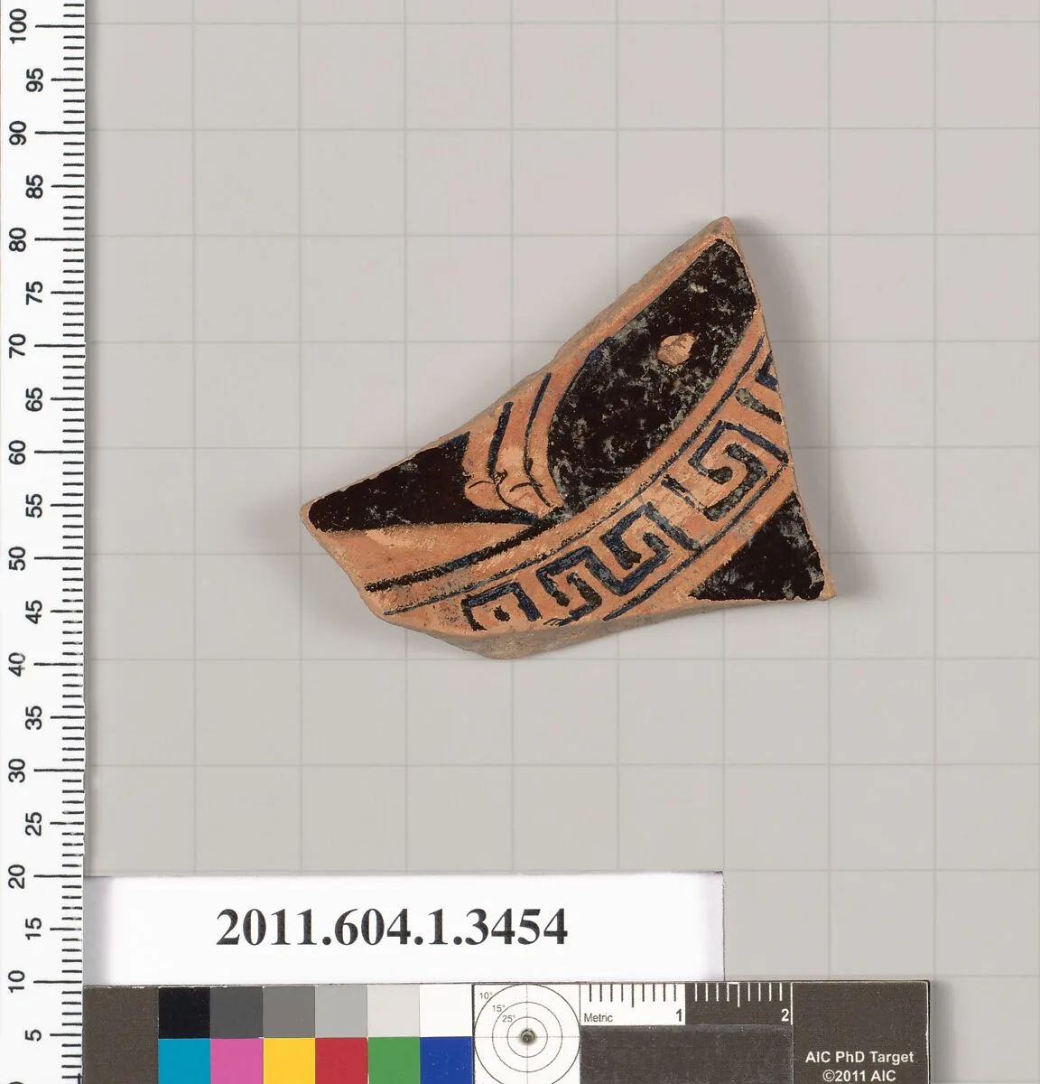 Terracotta fragment of a kylix (drinking cup) — Unknown