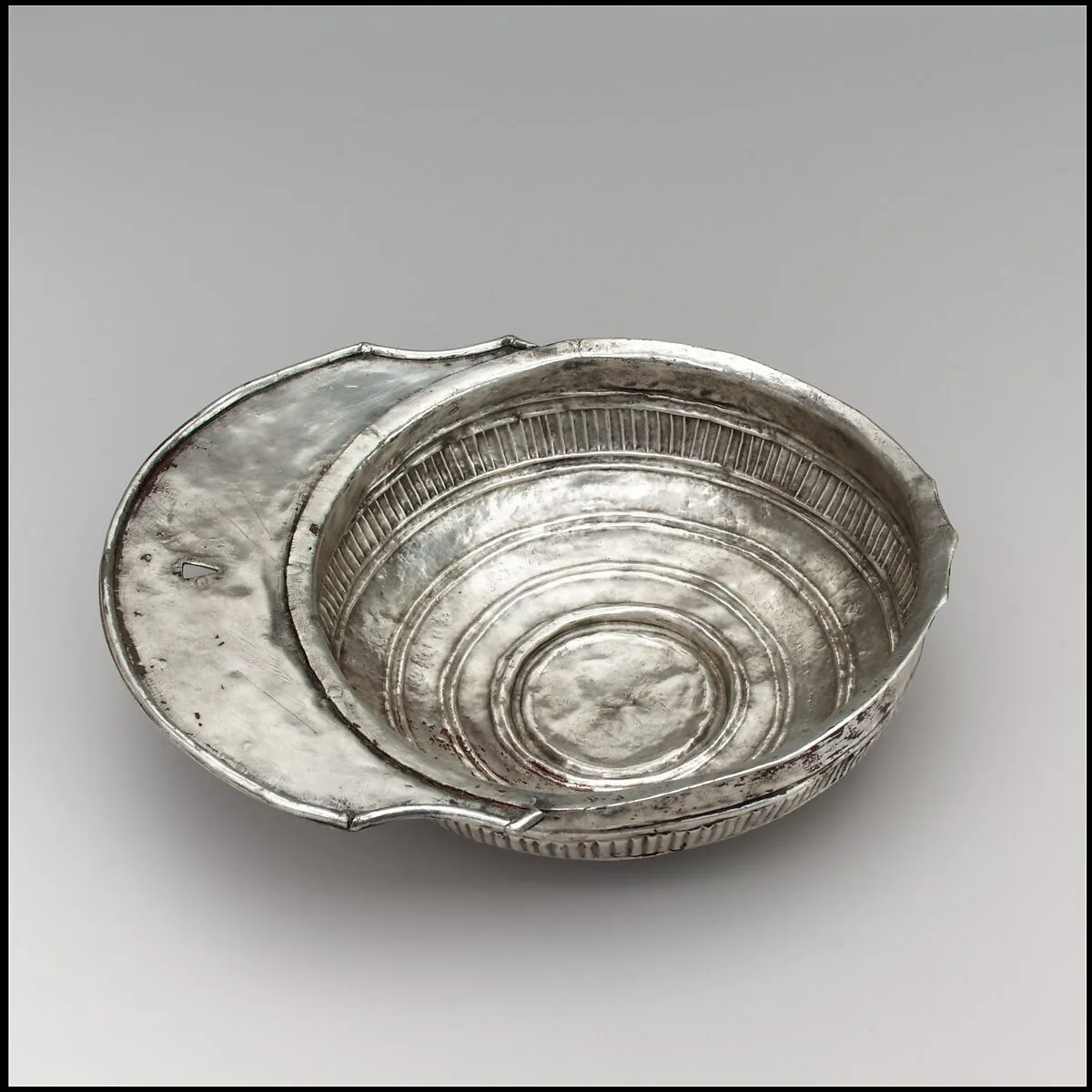 Silver Drinking Bowl with Handle — Unknown