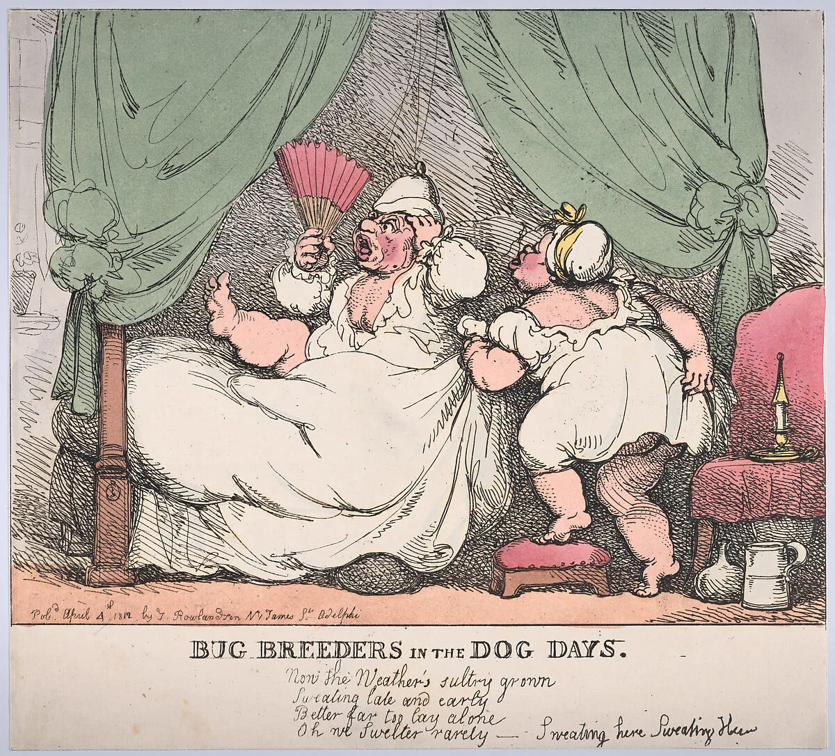 Bug Breeders in the Dog Days — Thomas Rowlandson