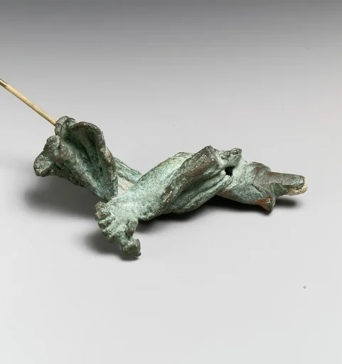 Arm and hand from statuette