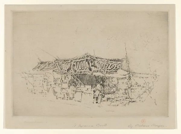 A Japanese Booth (Who'll Buy) — Mortimer Menpes