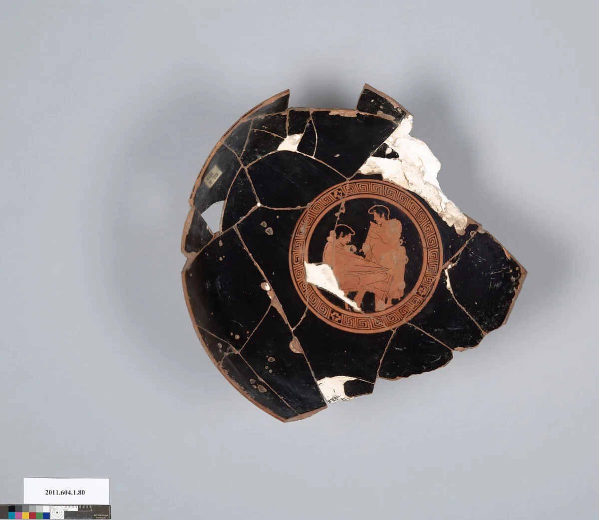 Terracotta fragment of a kylix (drinking cup) — Unknown