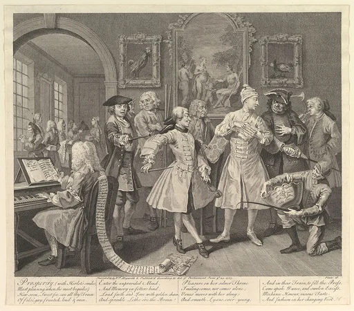 A Rake's Progress, Plate 2