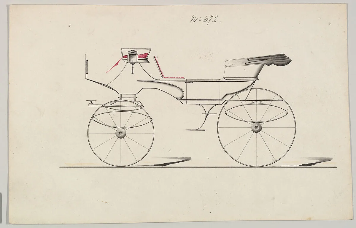 Design for Vis-à-vis, no. 672 — Brewster & Co.