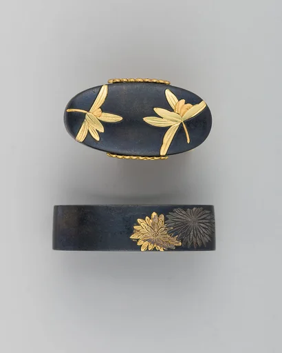 Sword-Hilt Collar and Pommel (Fuchigashira)
