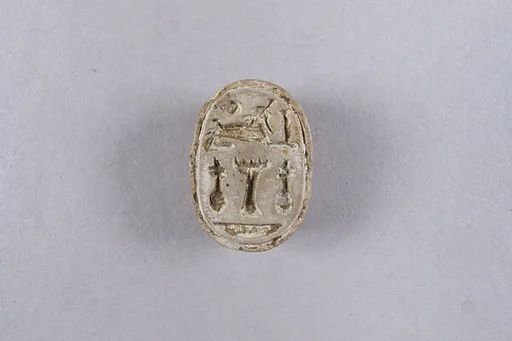 Scarab with a Sphinx and Hieroglyphs