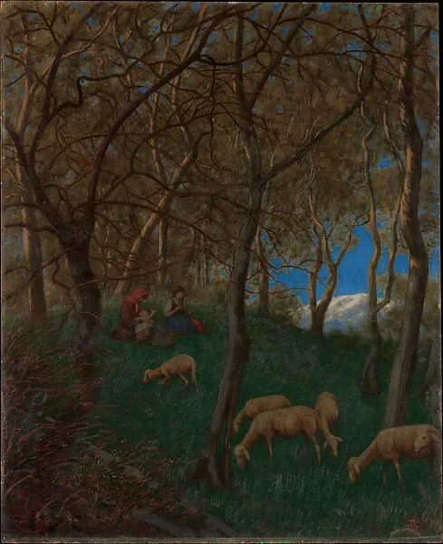 At Lake Garda — Hans Thoma