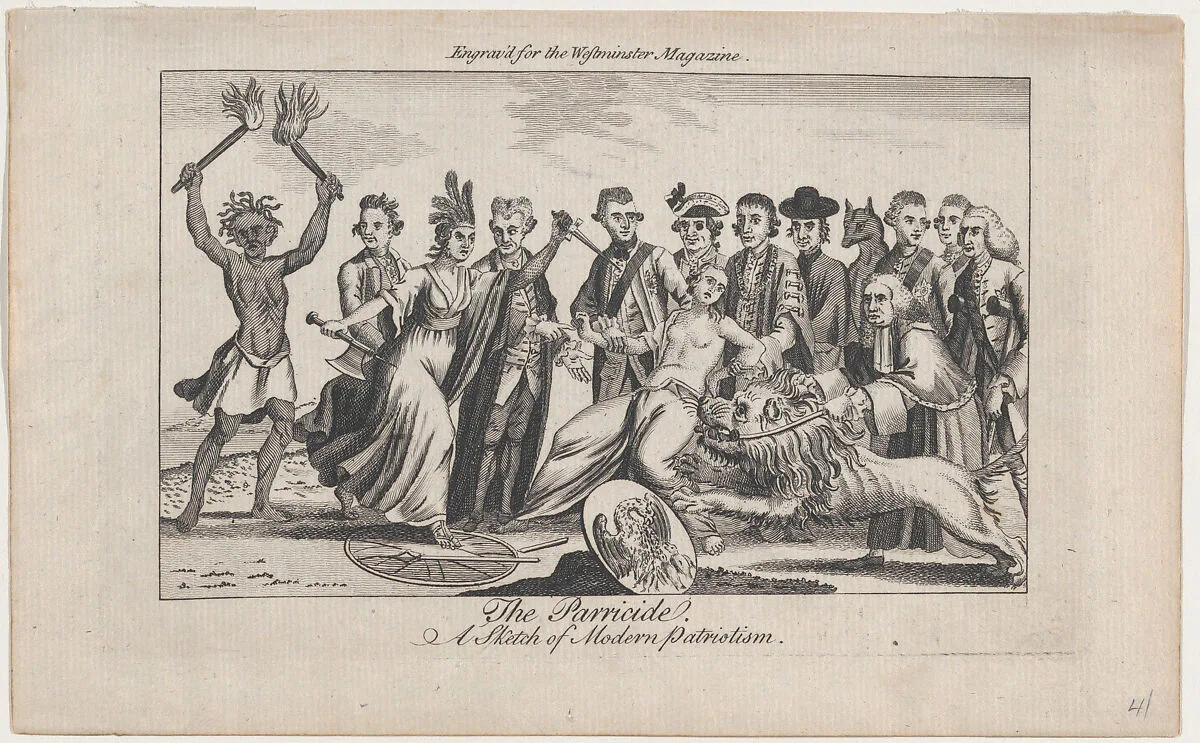 The Parricide, a Sketch of Modern Patriotism — Anonymous, British, 18th century