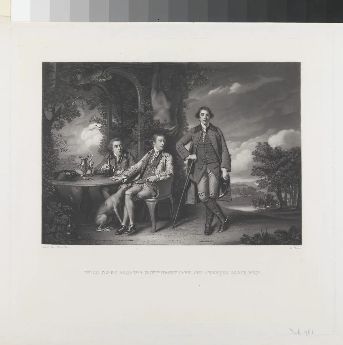 Inigo Jones Esq., The Honorable Henry Fane, and Charles Blair Esq. — James Scott|Sir Joshua Reynolds|Henry Graves & Company|Inigo William Jones|Captain Charles Blair|Hon. Henry Fane