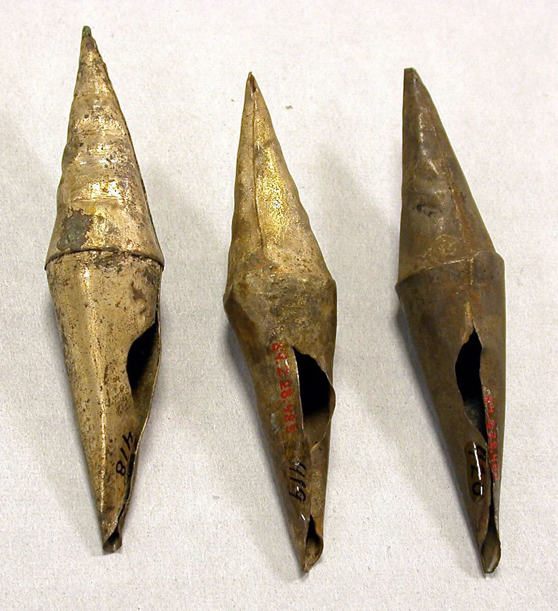 Hammered Silver Cone Ornament — Unknown